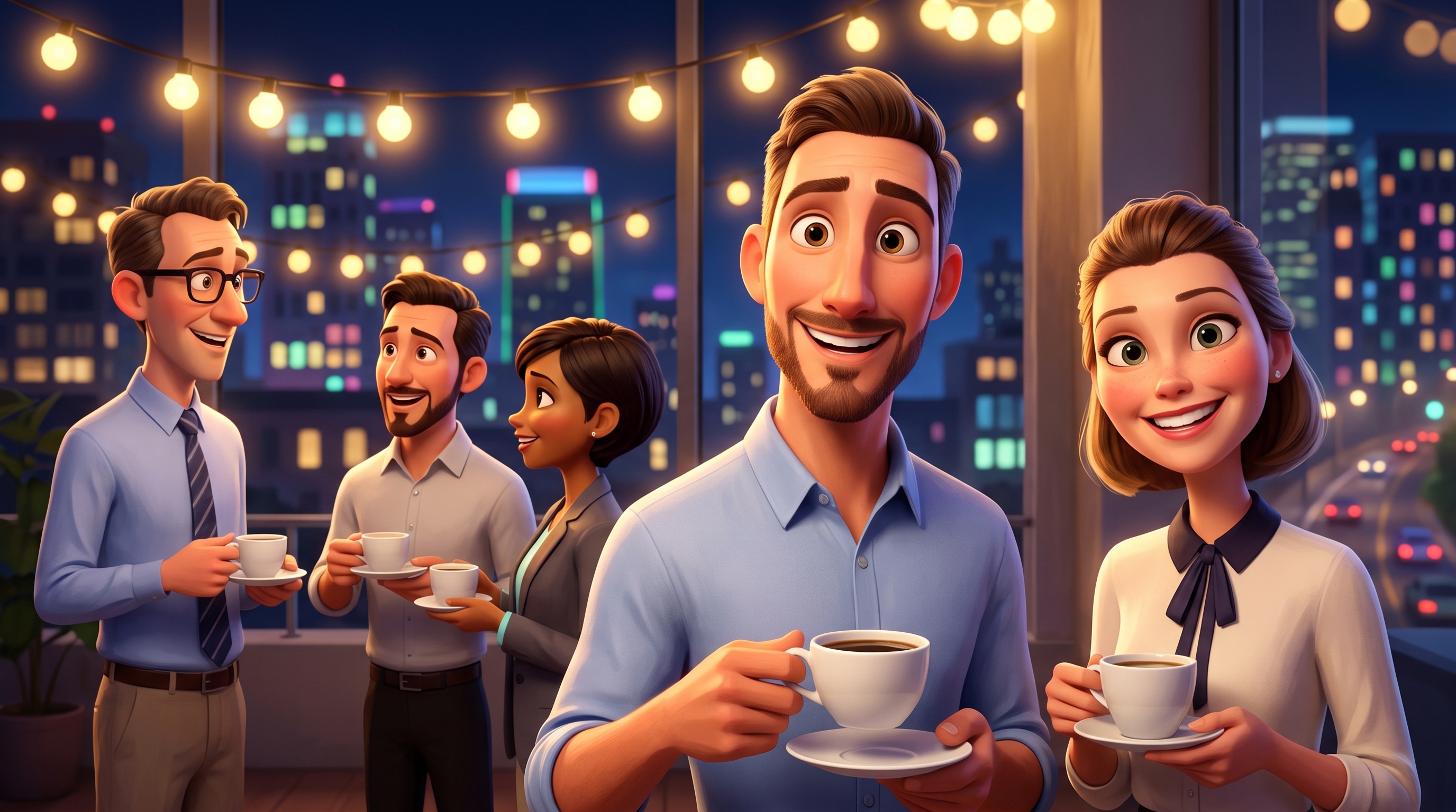 ИИ-мультфильм поздравление пример 2